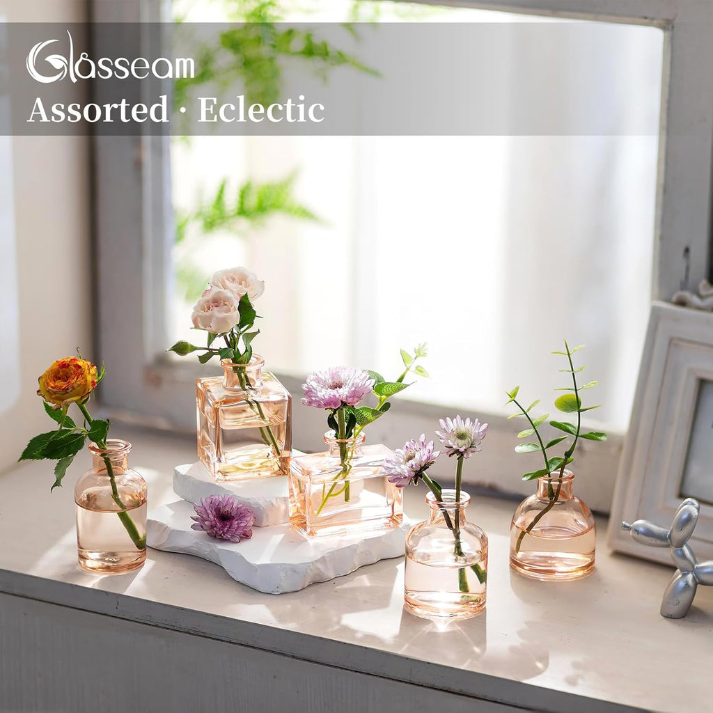 Gold Flower Vase — Set of 10 - View 6