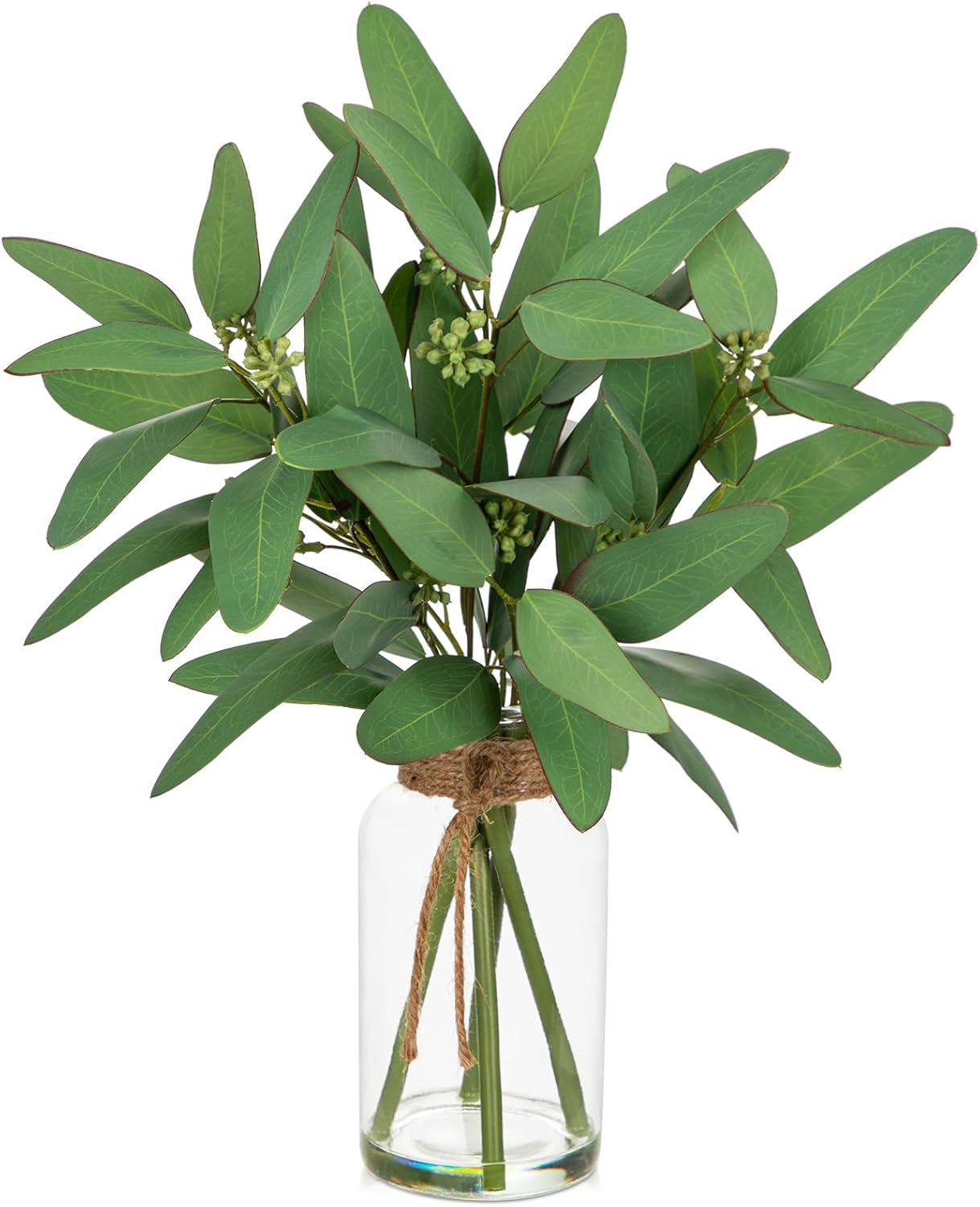 Farmhouse Black Artificial Plant — 14" — Green Long