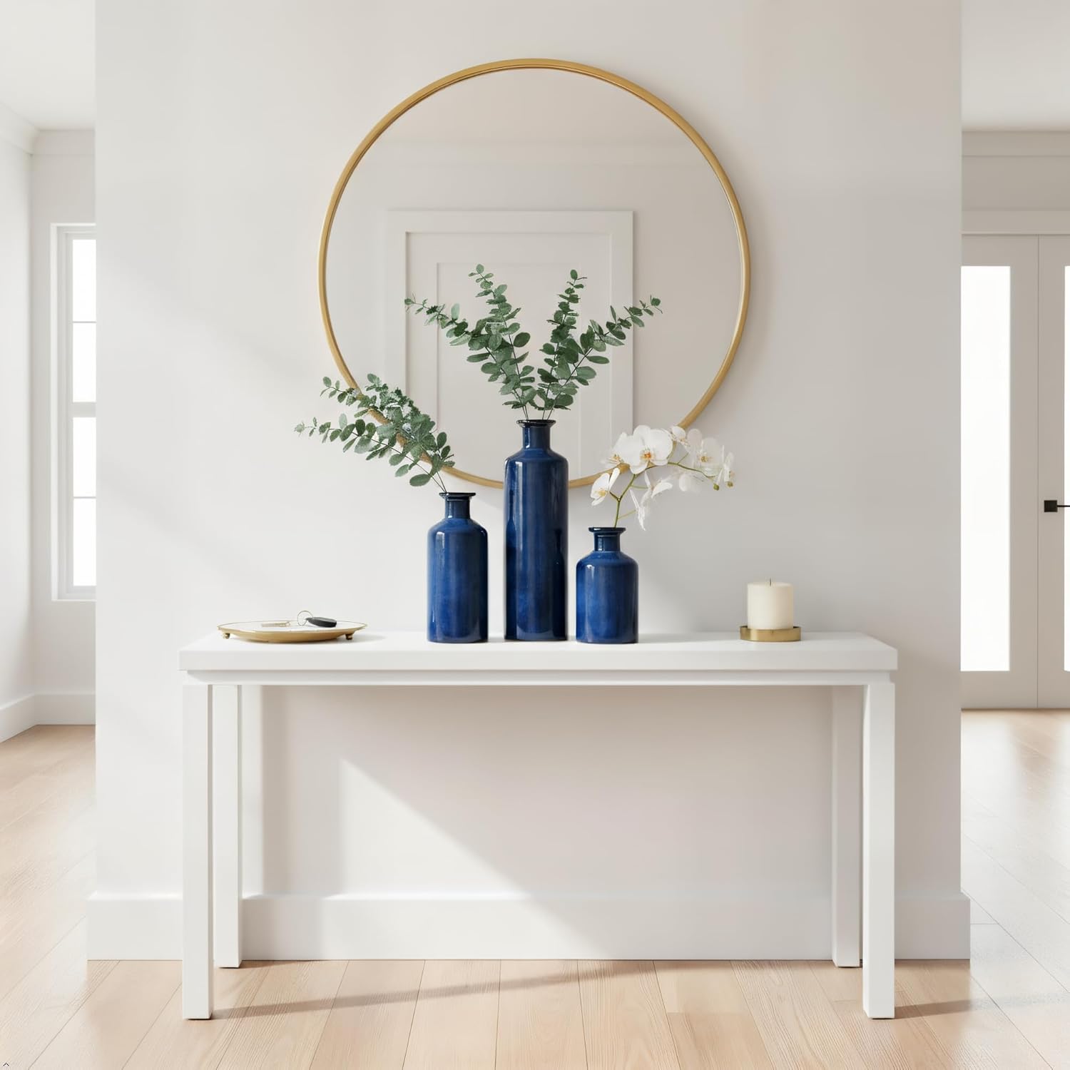 Farmhouse Ceramic Decorative Vase — Set of 3 - View 9