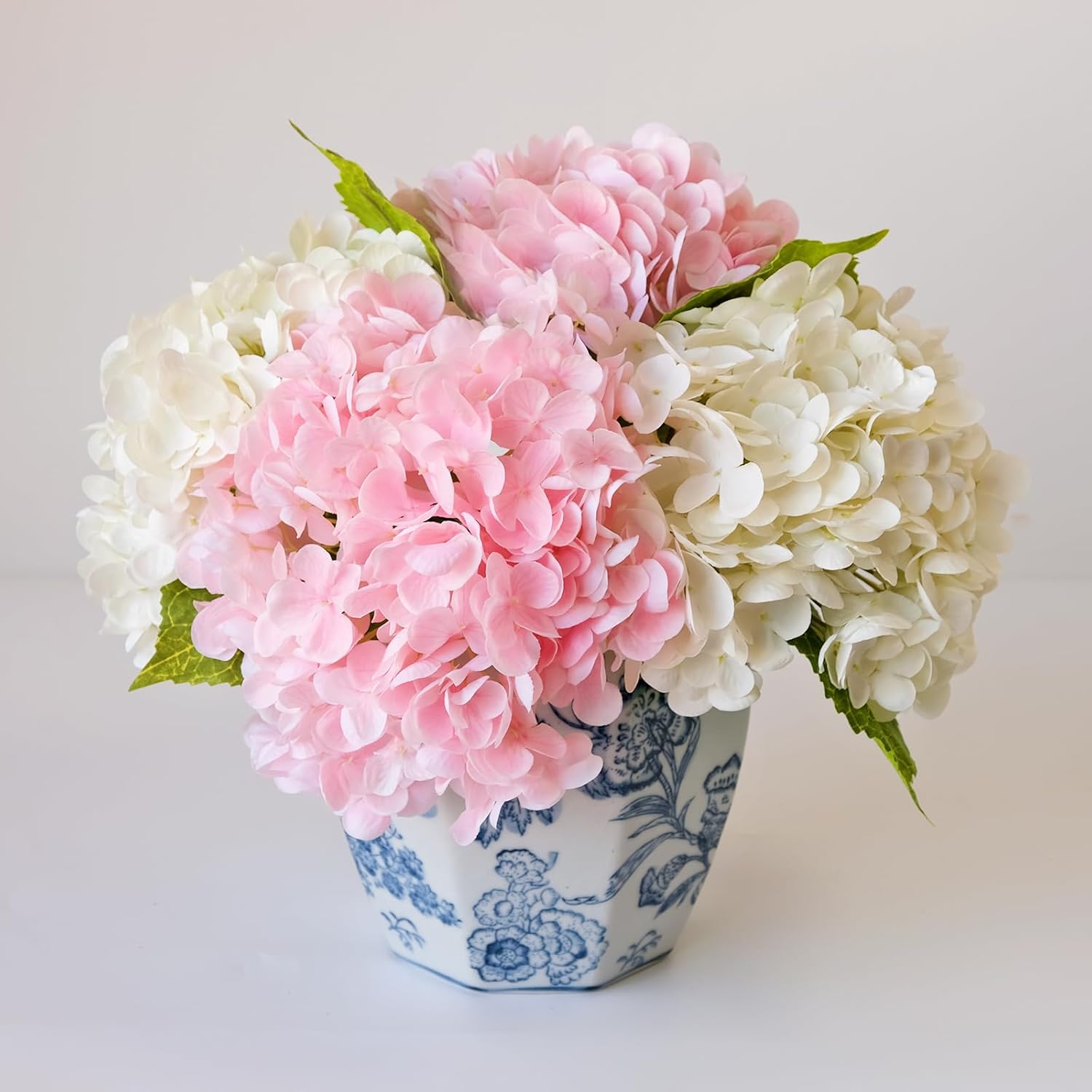 Beige Artificial Plant — 21" — White Pink