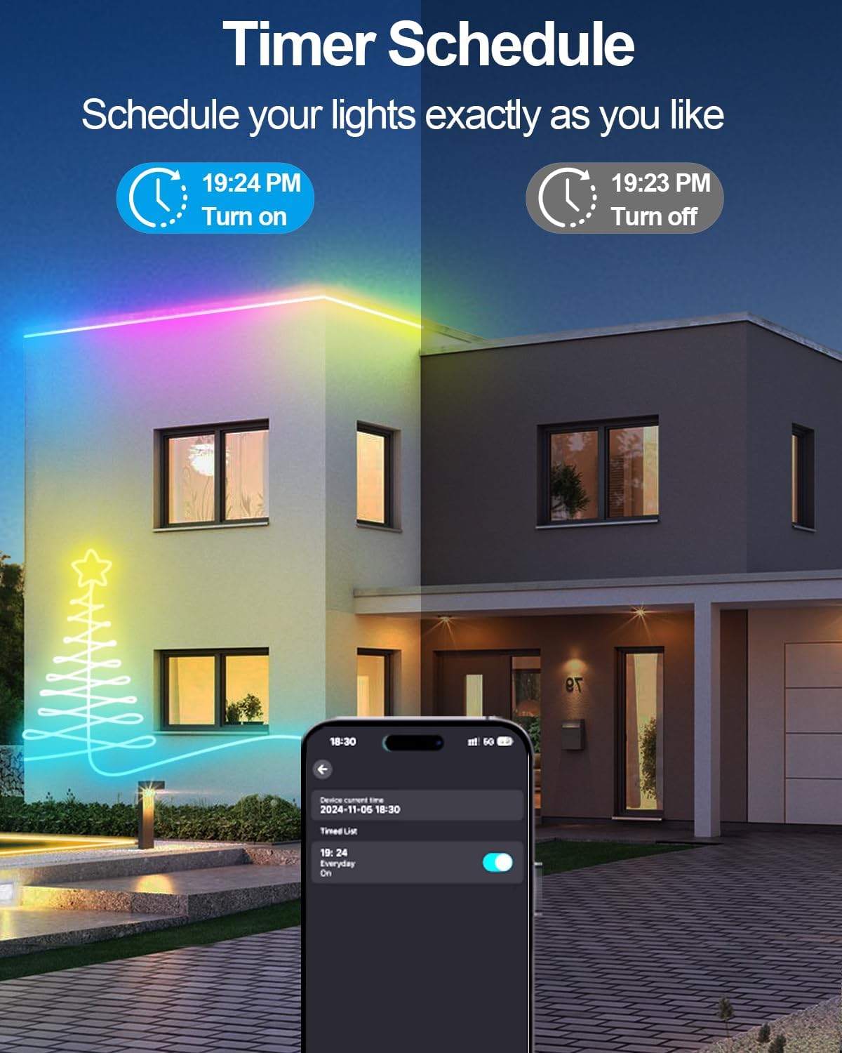 USB Rattan LED Strip Light - View 5