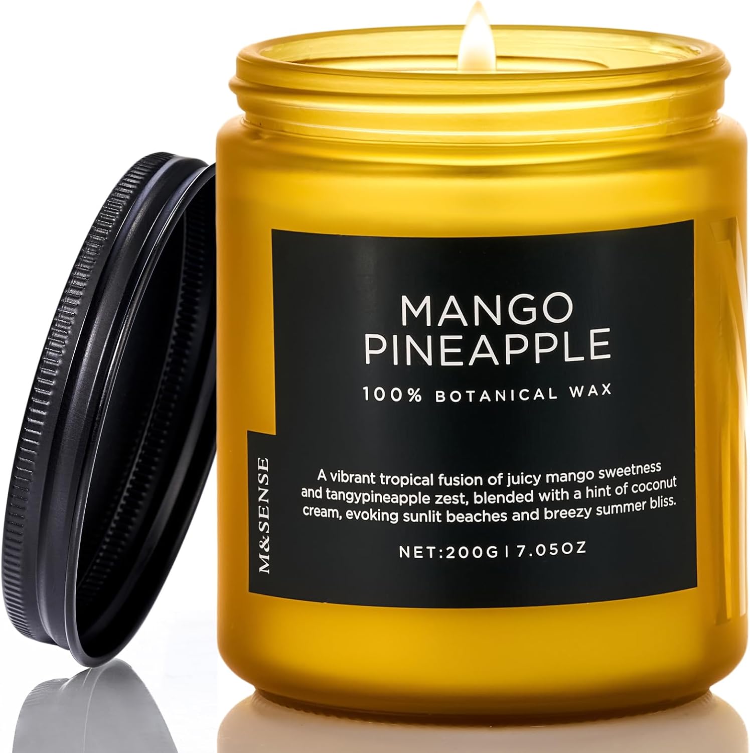 Soy Wax Beige Scented Candle — Small Jar