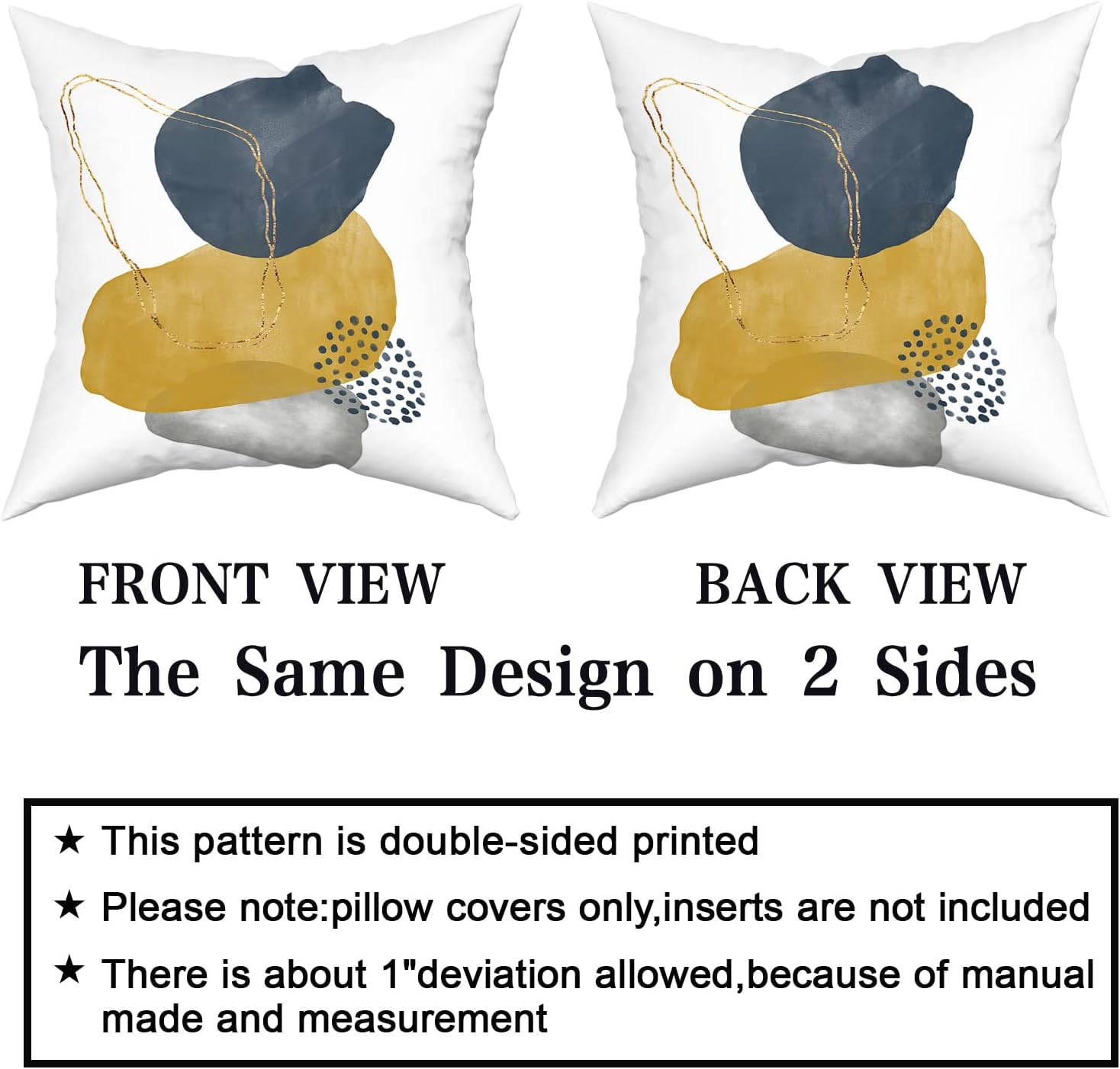 Boho Green Throw Pillow Cover — 18" - View 3