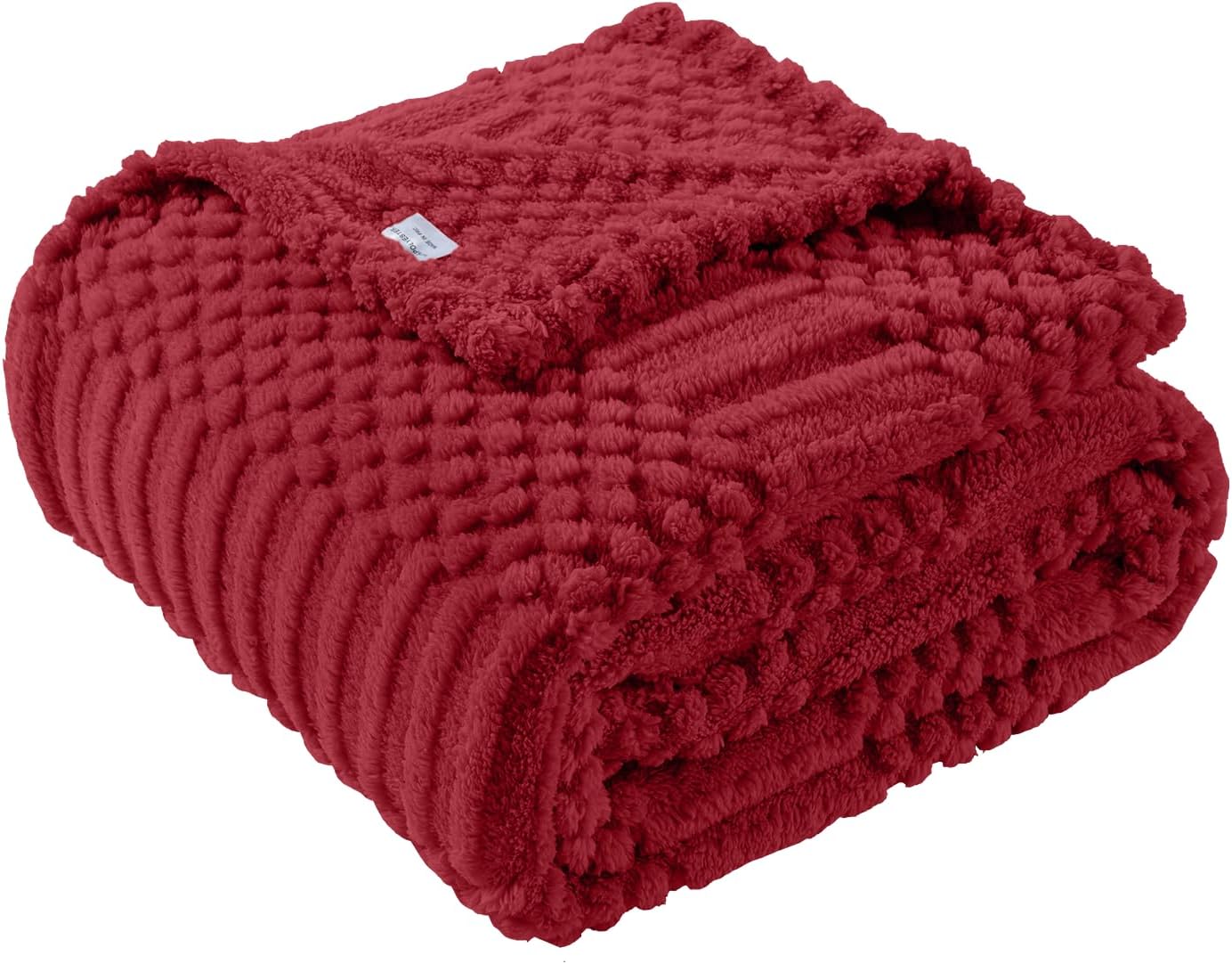 Beige Throw Pillow — 70" — Red