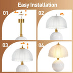 Orange Bedside Lamp - View 7