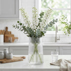 Modern Black Flower Vase — 8" - View 5