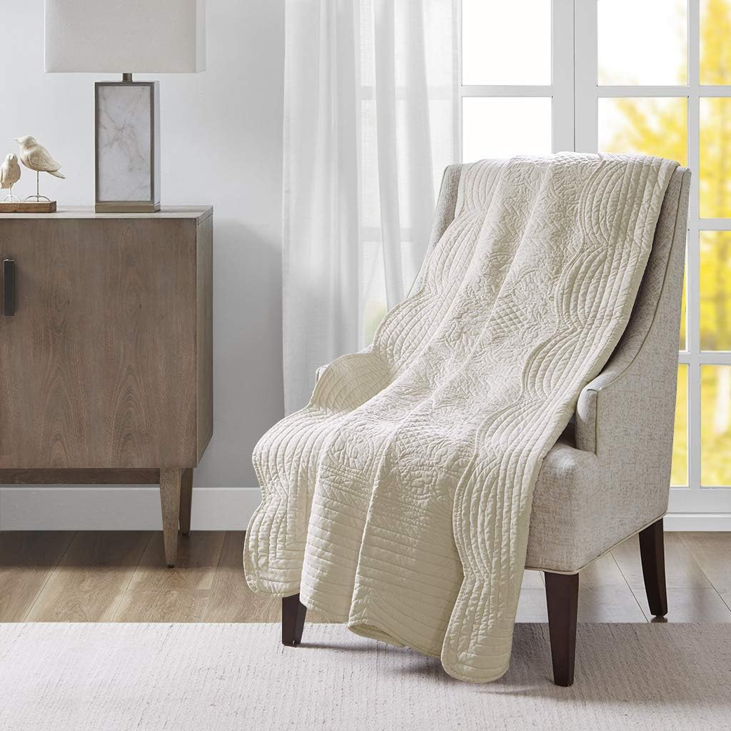 Luxe Beige Throw Pillow — 72" - View 2