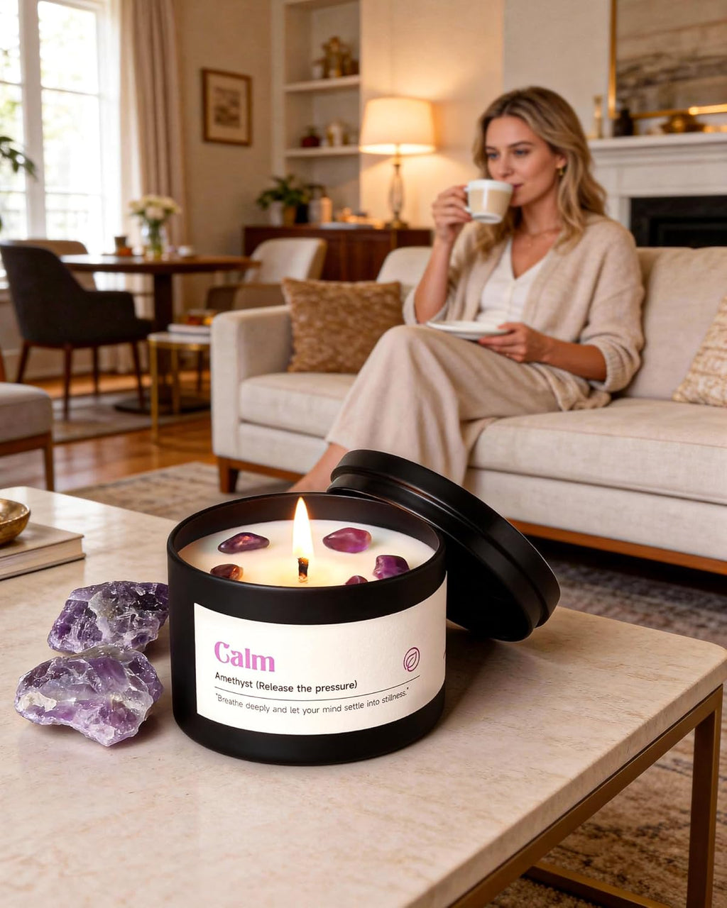 Scented Luxe Metal Candle - View 6
