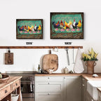 Framed Farmhouse Fabric Wall Decor — 12" - View 5