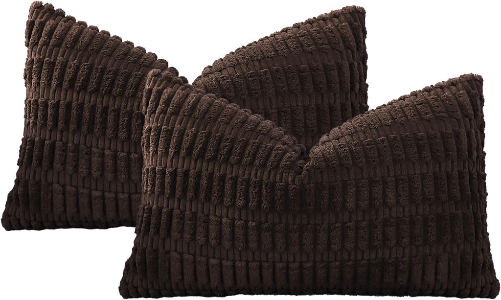 Lumbar Boho Beige Throw Pillow Cover — 24" - View 7