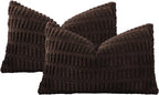 Lumbar Boho Beige Throw Pillow Cover — 24" - View 7