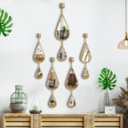 Luxe Brown Wall Mirror