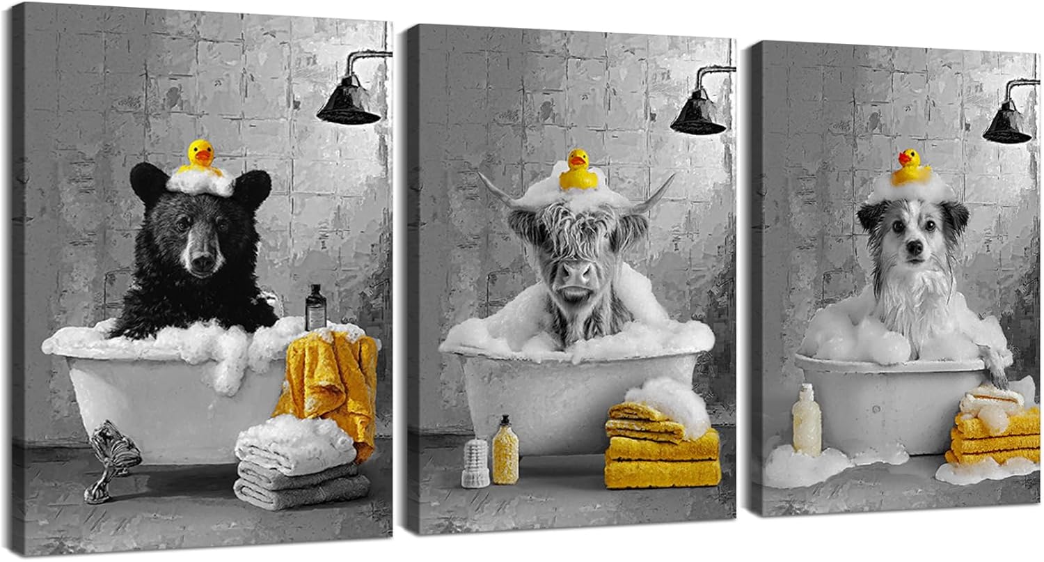 Wood Canvas Wall Art — 12" — Style-33