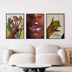 Unframed Black Wall Decor — 12" - View 5