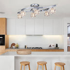 Luxe Metal Chandelier — 6-Light - View 6