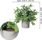Farmhouse Wood Artificial Plant — Set of 2 - View 2