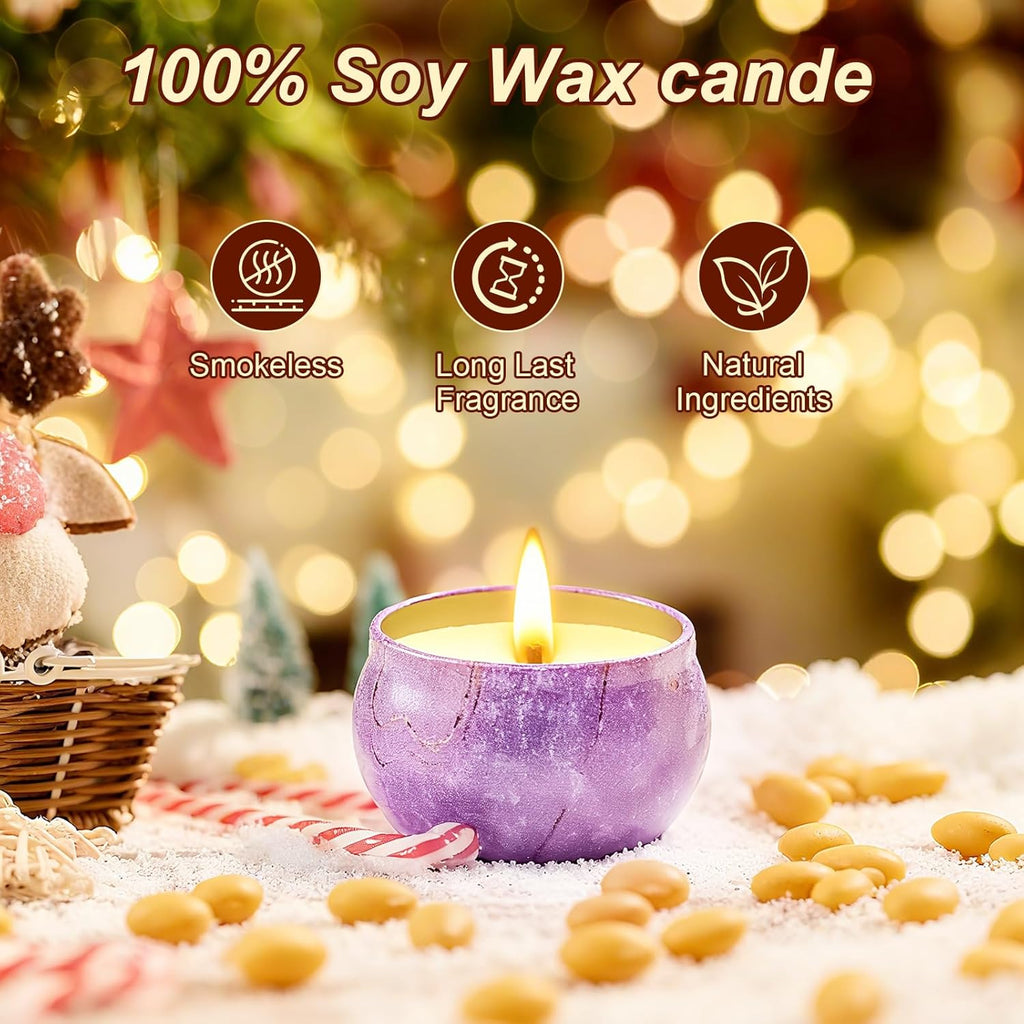 Soy Wax Metal Scented Candle - View 2