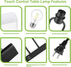 Dimmable Modern Beige Desk Lamp - View 4