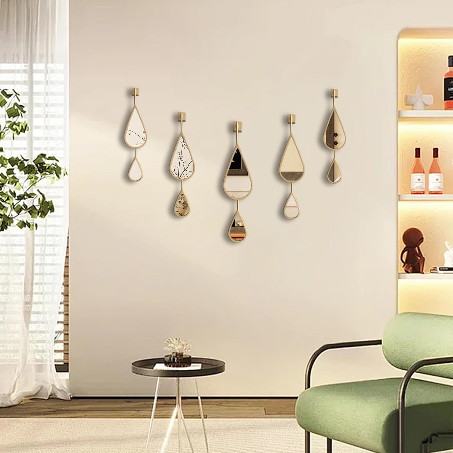 Luxe Brown Wall Mirror - View 8