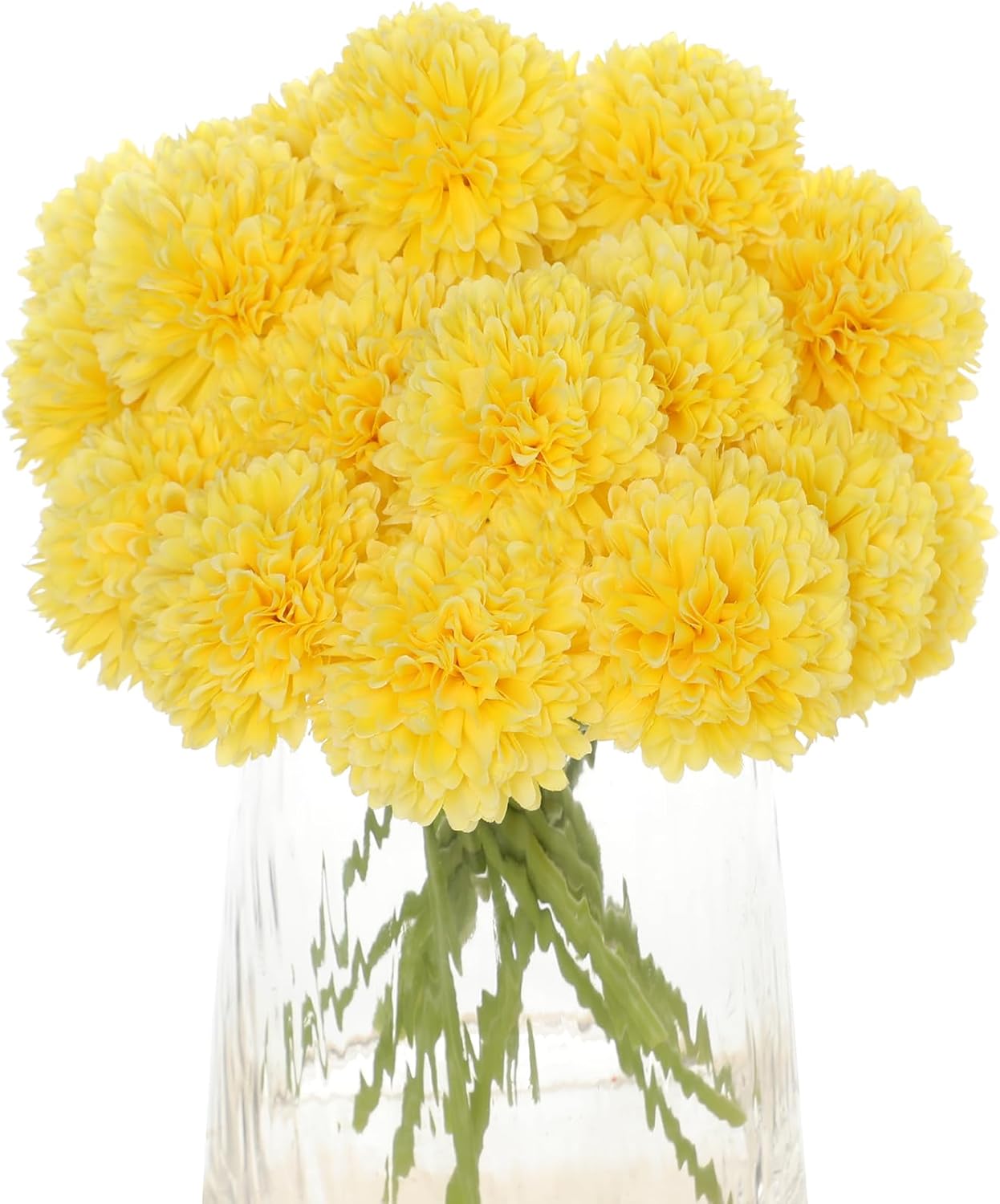 Black Artificial Flowers — Yellow