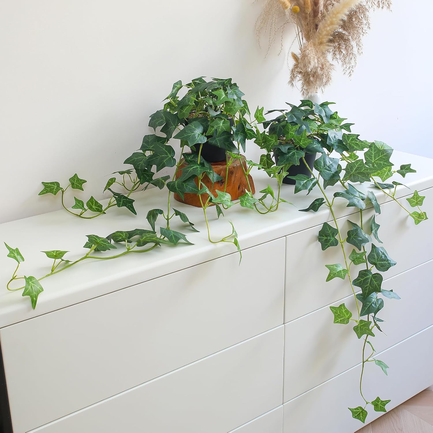 Gold Artificial Plant — 33" — Green