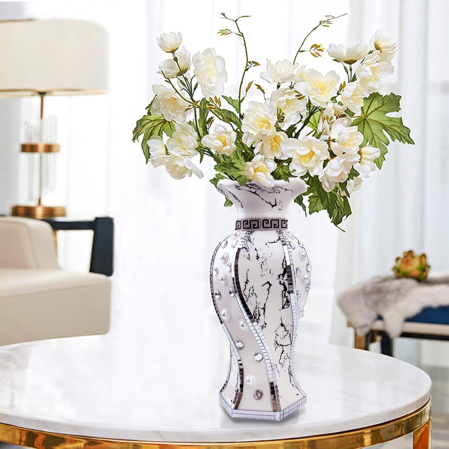 Luxe Ceramic Flower Vase - View 6