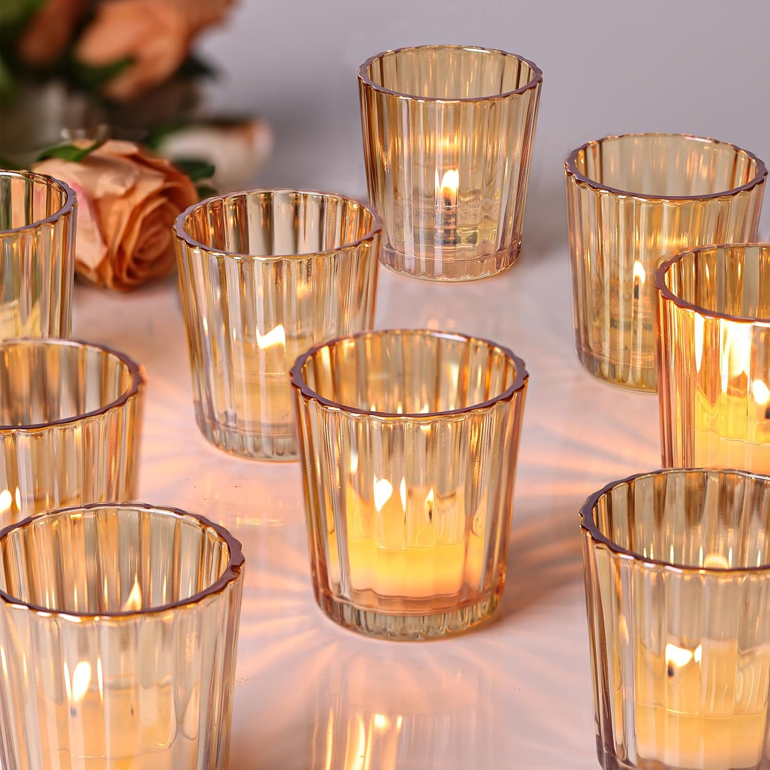 Vintage Gold Candle — Gold