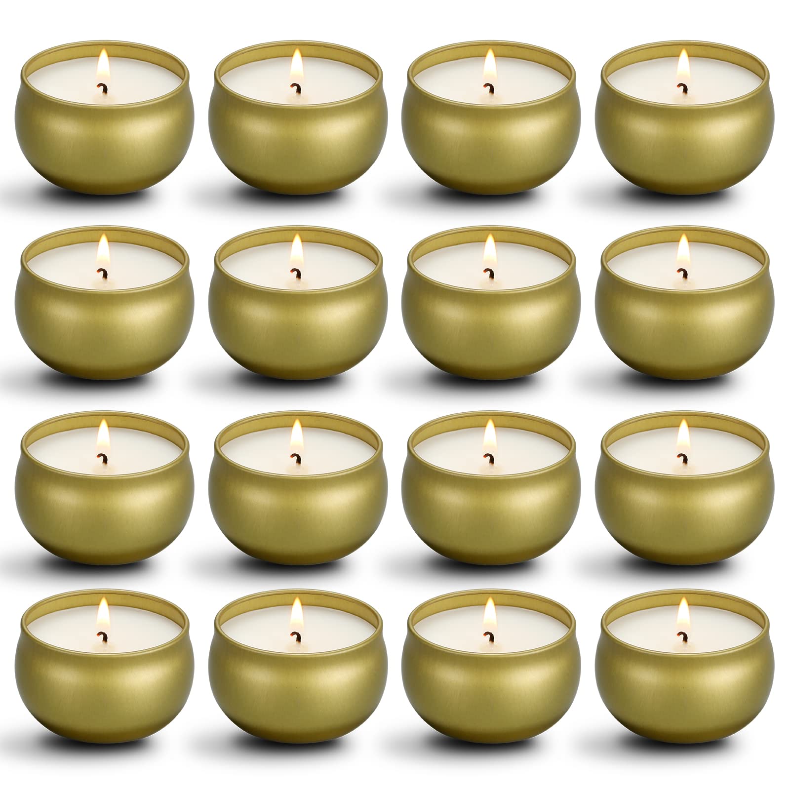 Soy Wax Metal Scented Candle