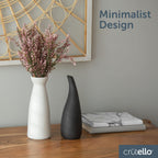 Mid-Century Beige Vase Set - View 6