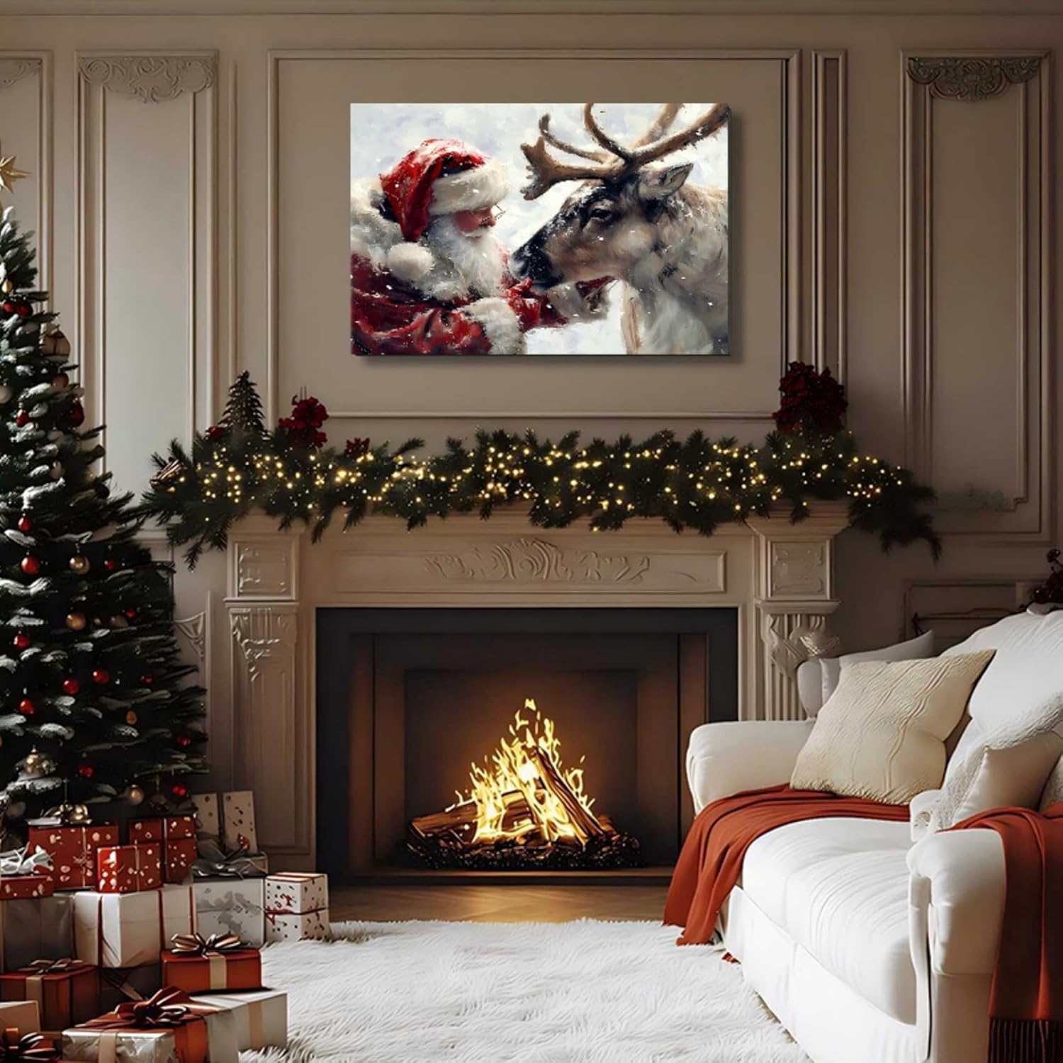 Framed Farmhouse Metal Wall Art — 20" - View 3