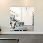Black Wall Mirror — 50" — Gym White