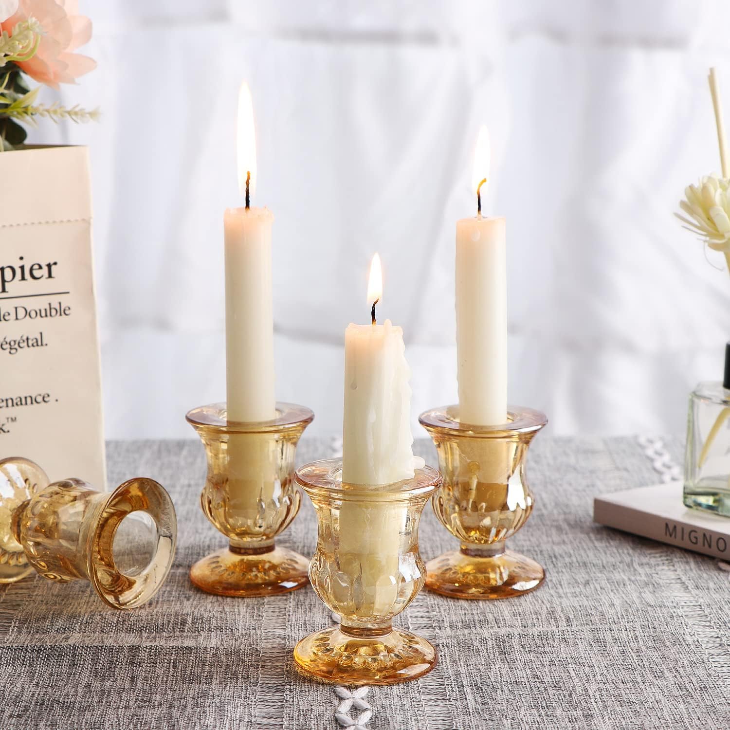Farmhouse Gold Candle — 2.5" - View 5
