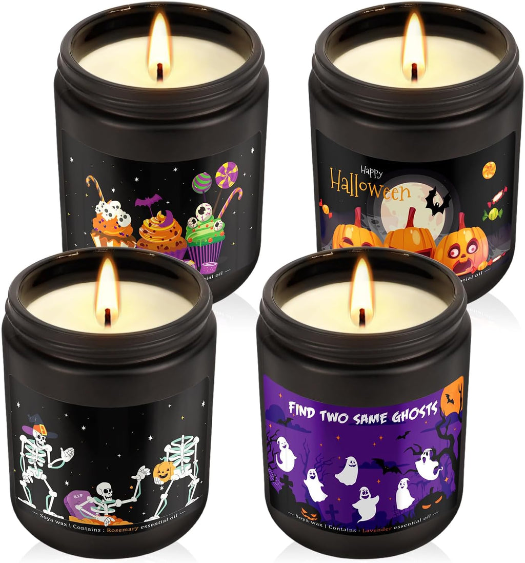 Soy Wax Black Scented Candle — 01Black