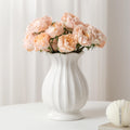 Farmhouse Ceramic Flower Vase — 8"