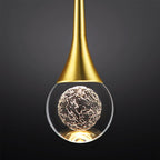 Dimmable Luxe Gold Pendant Light — 1-Light