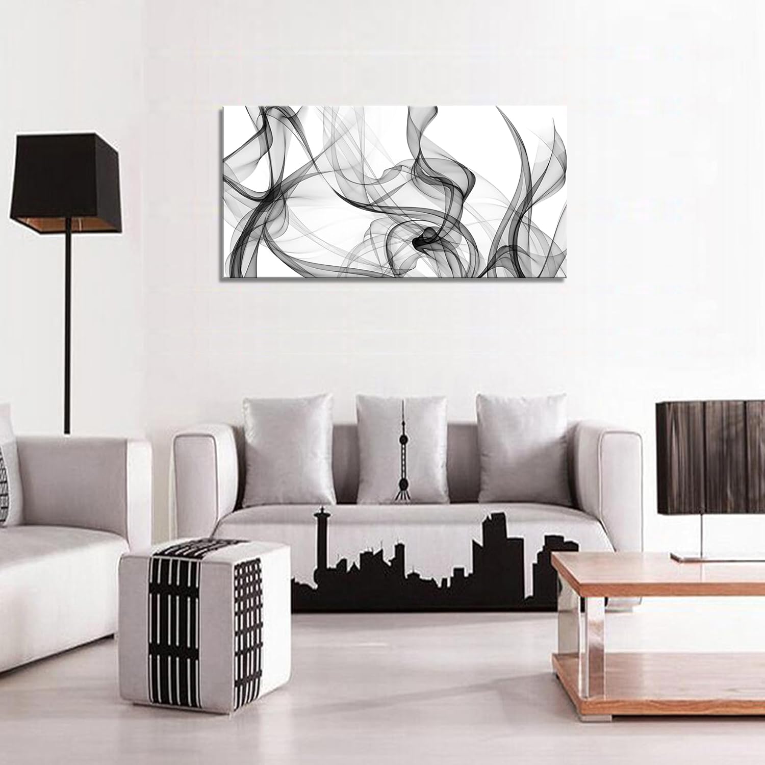 Beige Canvas Wall Art — 40" - View 2