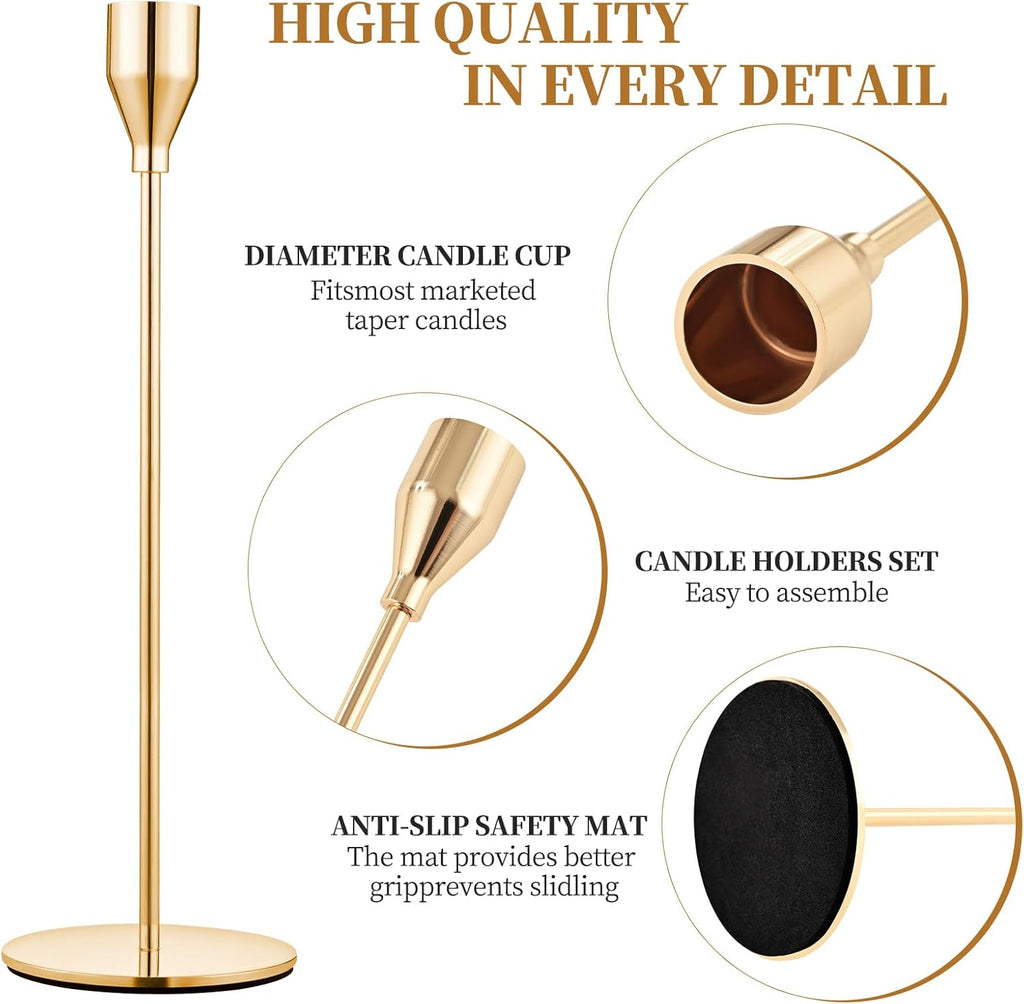 Luxe Gold Candle — 4" - View 8
