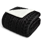 Velvet Luxe Black Throw Pillow — 50"