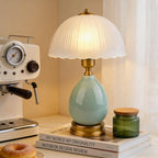 Mid-Century Ceramic Table Lamp — 16.73" - View 5