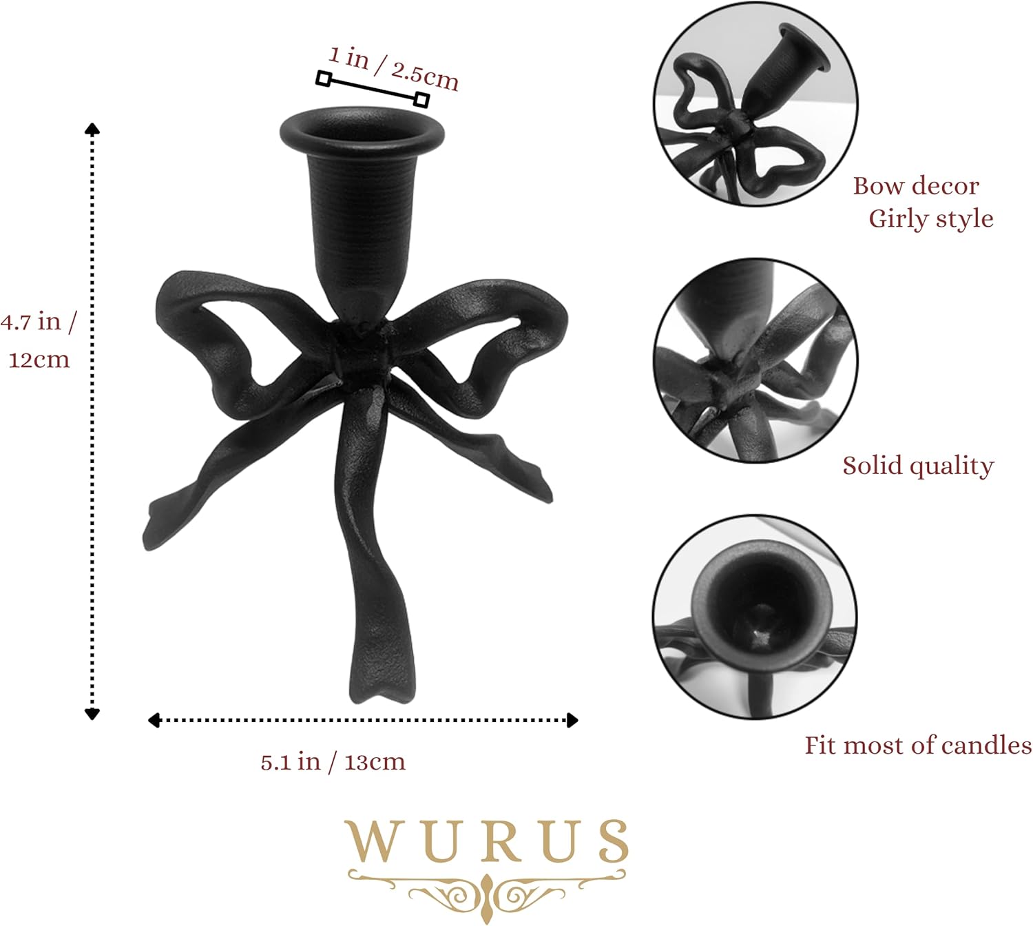 Luxe Metal Candle — 5" - View 4