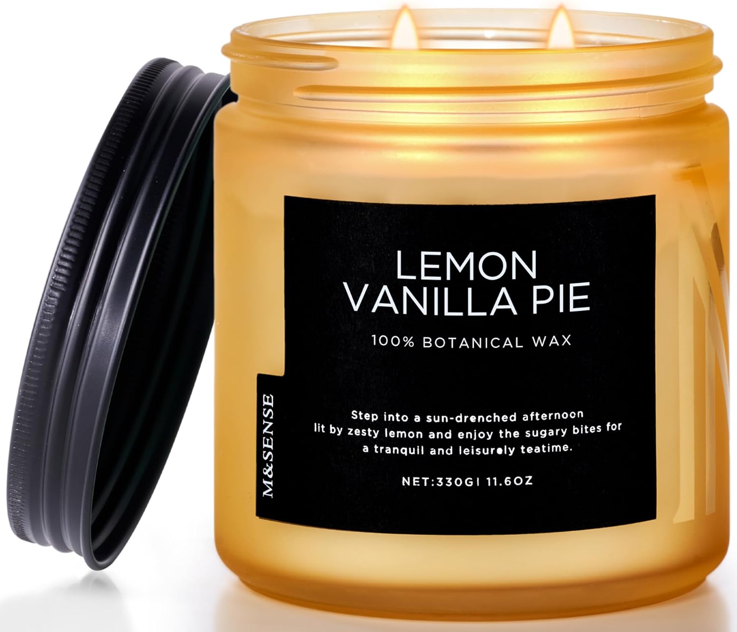 Soy Wax Beige Scented Candle — Medium Jar