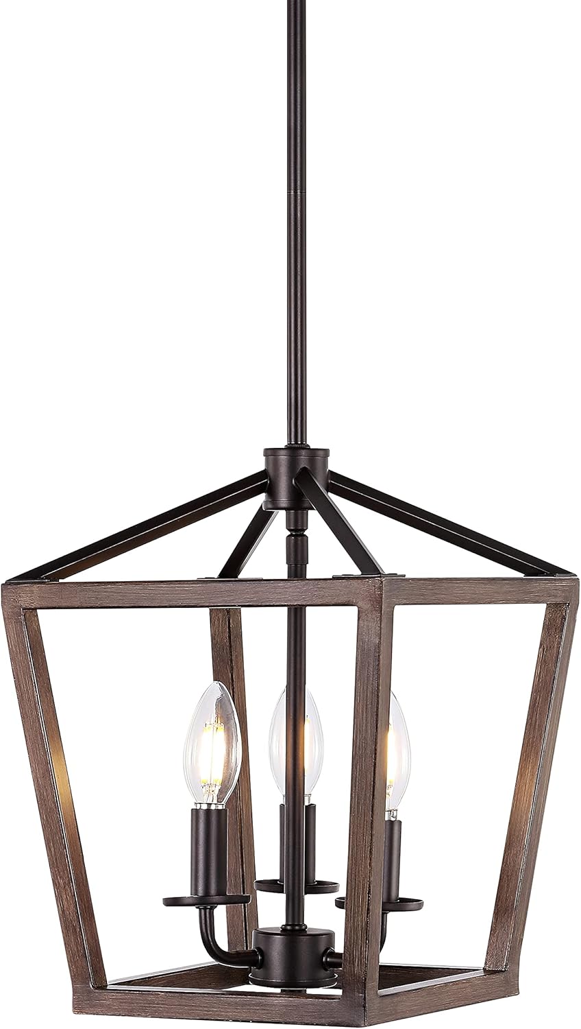 Antique Farmhouse Gold LED Bulb — 4-Light — 10"