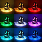 Color Changing Metal LED Strip Lights - View 9