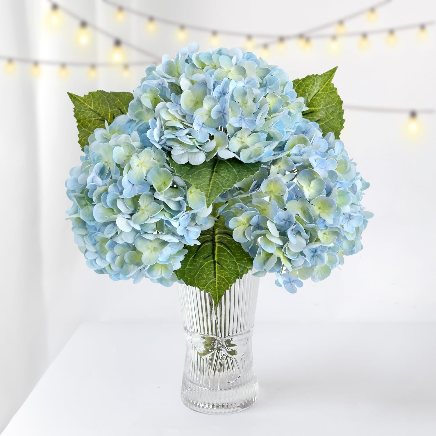 Beige Artificial Plant — 21" — Blue Green