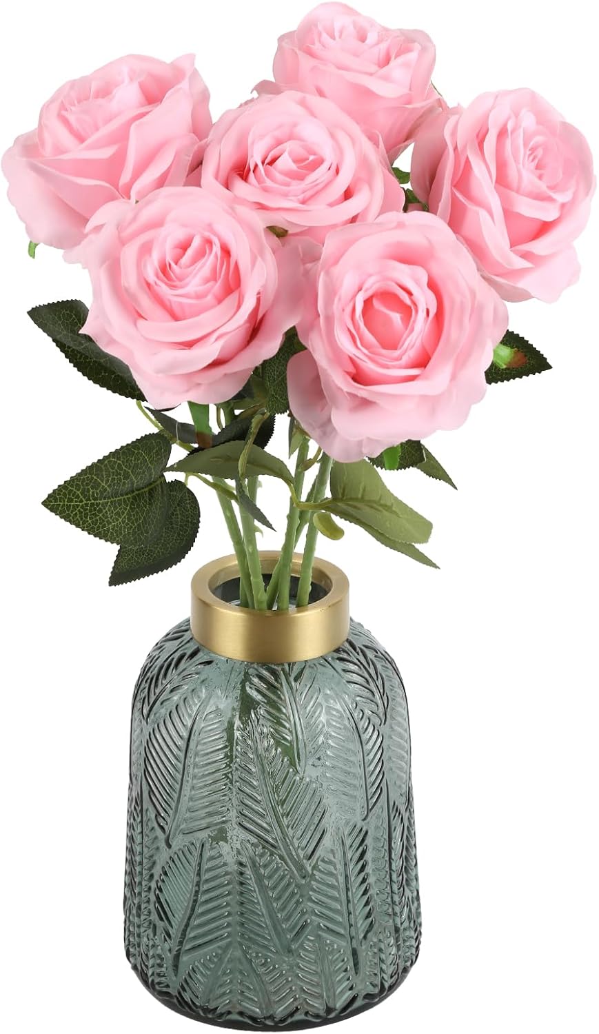 Gold Artificial Plant — Pink
