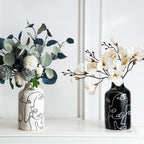 Modern Black Flower Vase - View 3
