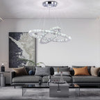 Adjustable Luxe Metal Chandelier — 8" - View 8