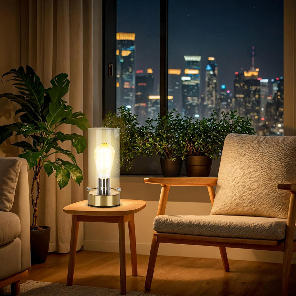 Luxe Black Nightstand Lamp - View 5
