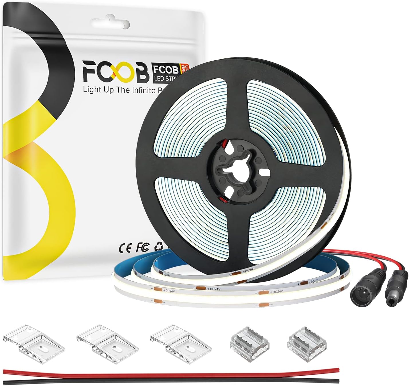 Dimmable Beige LED Strip Light — Daylight White 6000K