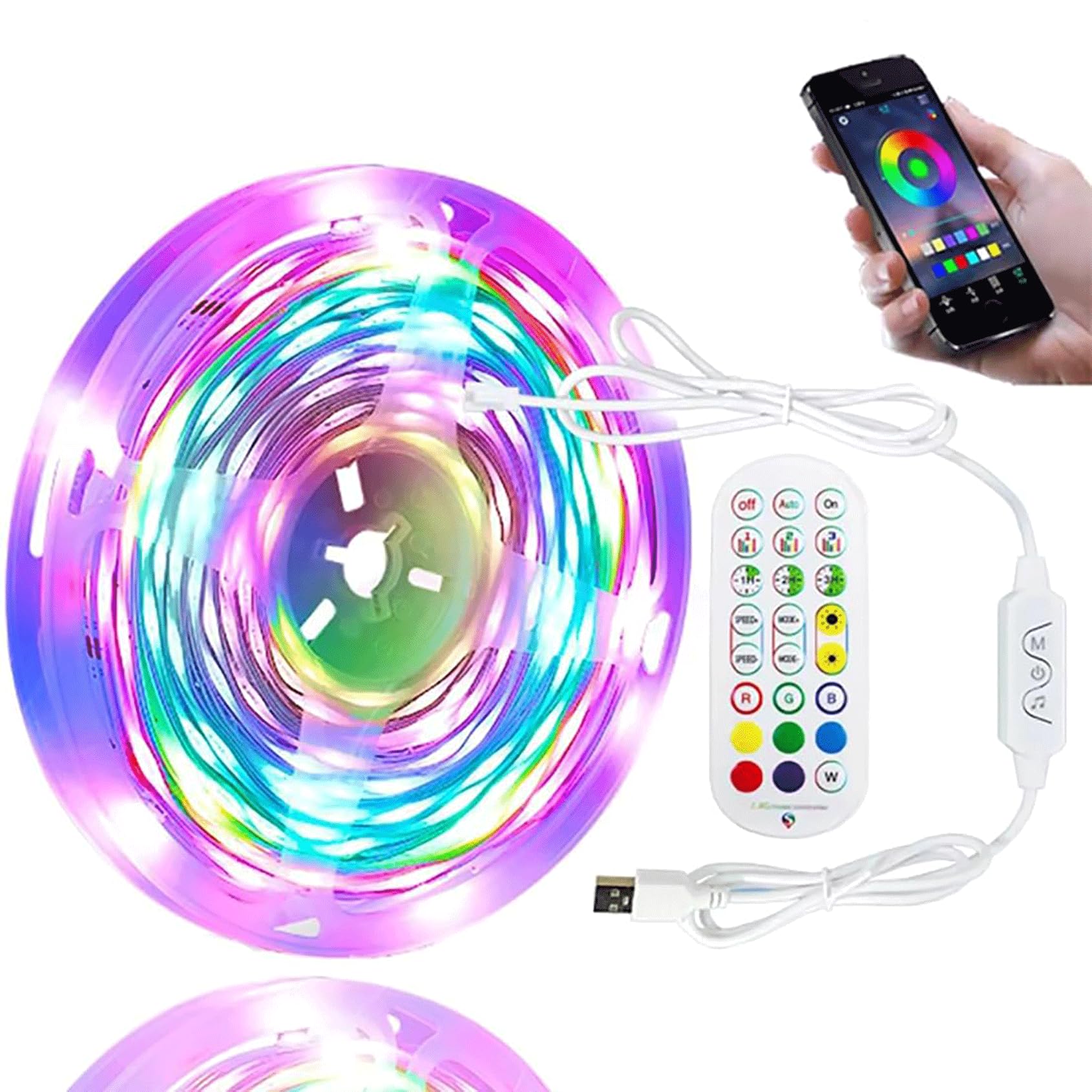 USB Metal LED Strip Lights
